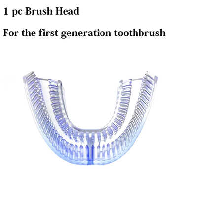 U Shape 360 Degree Automatic Lazy Sonic Electric Toothbrush Cold Blue Light Tooth Whitening Tool Ultrasonic Tooth Cleaner Brush